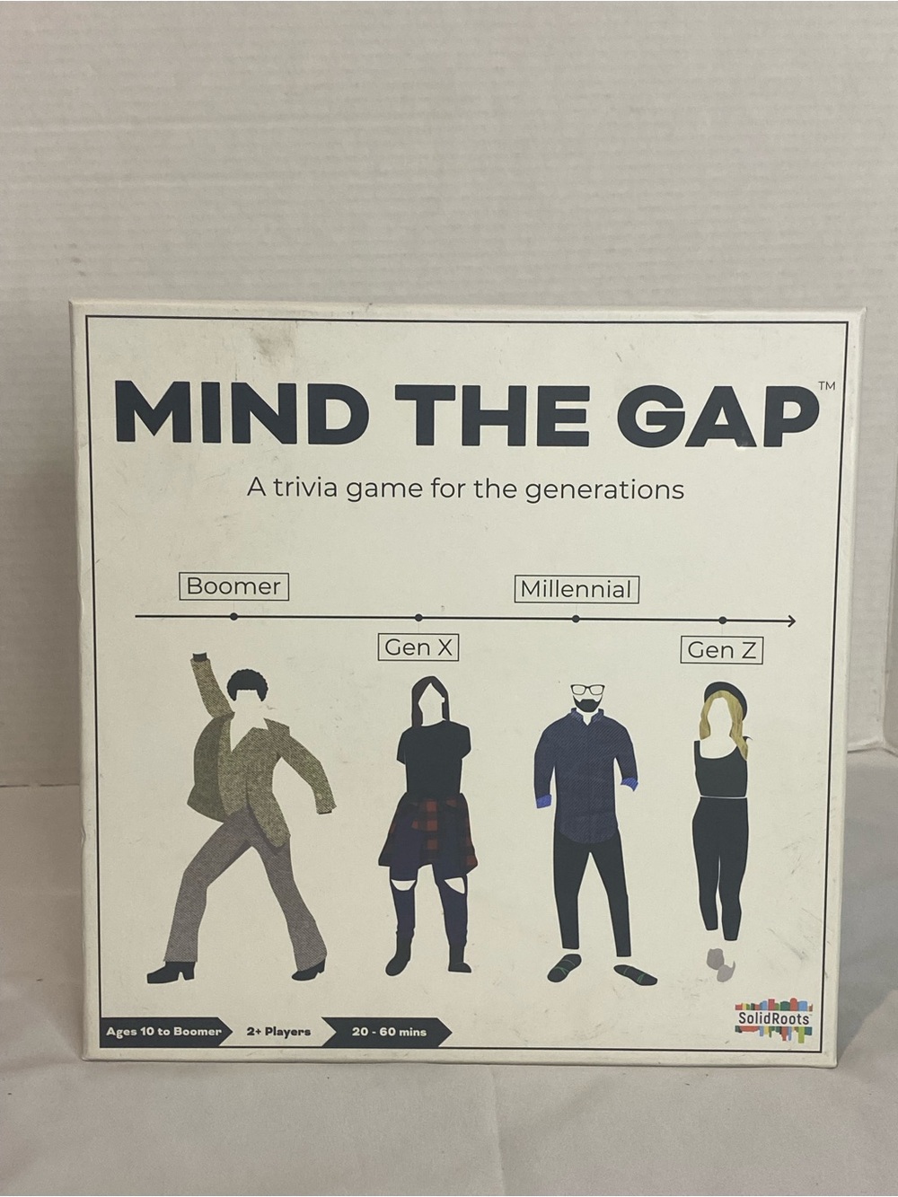 Mind The Gap Trivia Game Generations Edition New. Ages 10 and Up Family Game
